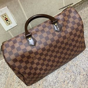 Authentic Preloved LV Ebene Speedy 35
